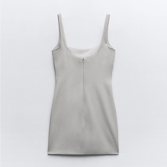 Zara gray tailored mini dress - Picture 8 of 12